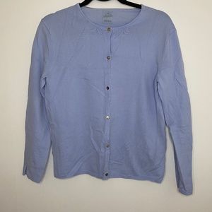 Zara kids baby blue cardigan